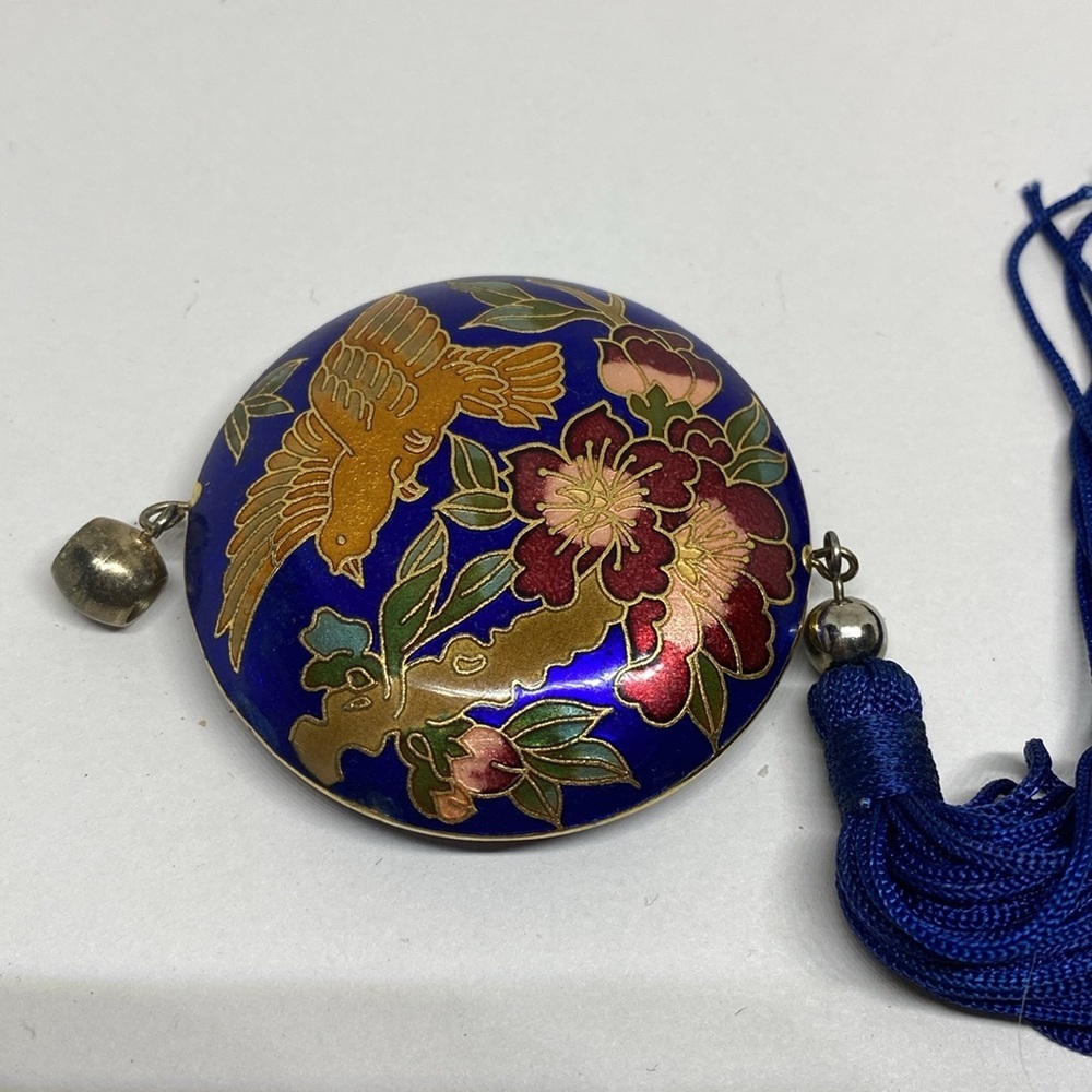 Vintage Round Medallion with Tassel​ - Picture 7 of 12